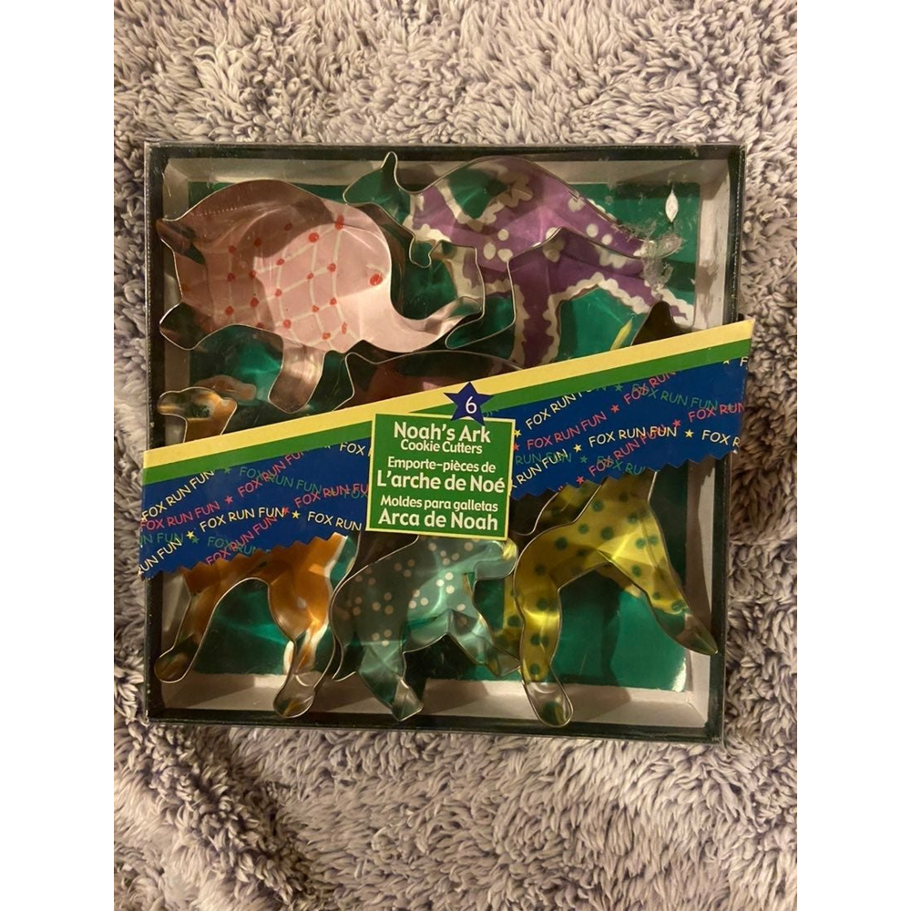 Brand new Fox Run Noah's Arc Cookie Cutters Set